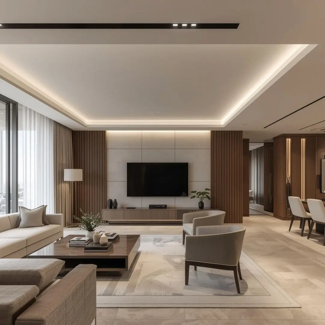 ديكورات صالات استقبال مودرن