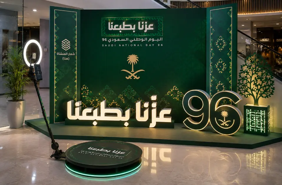 ديكور اليوم الوطني السعودي