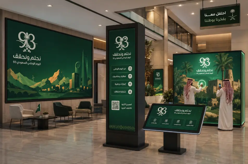 ديكور اليوم الوطني السعودية